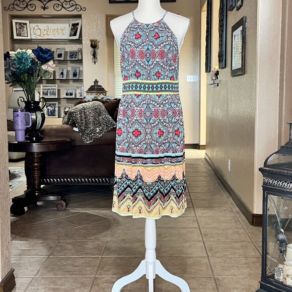 London Times*Midi Sundress - Picture 1 of 4